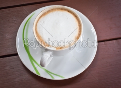 a cup of fresh coffee 