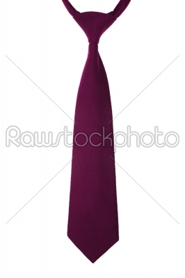 a necktie on white background