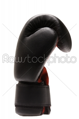 A single boxing glove on a white background.  