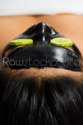 Asian Woman with a face mask