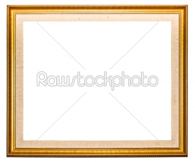 basis blank golden frame isolated