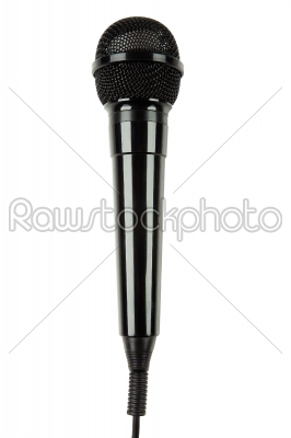 Black microphone