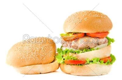 burger and bun
