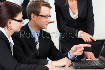Business - businesspeople have team meeting in an office
