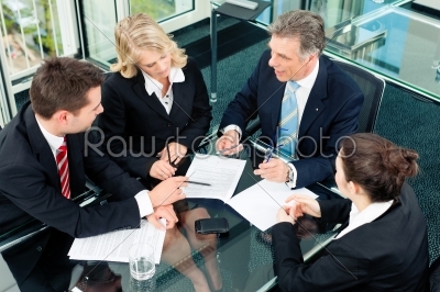 Business people - meeting in an office