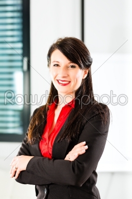 businessperson in business office