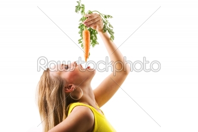 carrot eating sideways