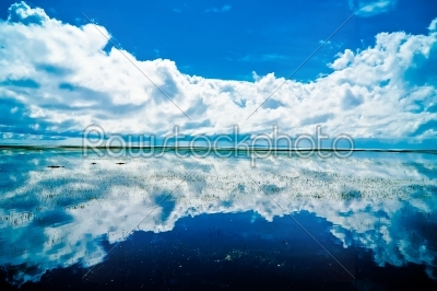 Clouds over Lake On South of Thailand