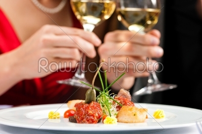 Dinner or lunch in restaurant