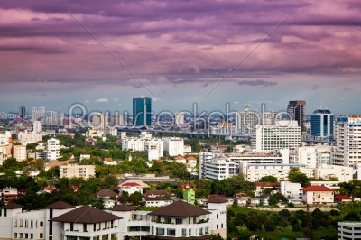 East side of Bangkok City
