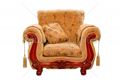 full obtion fabric European style armchair