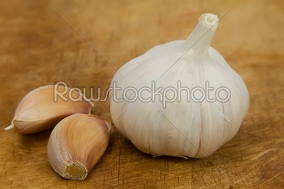 Garlic Bulbs and Cloves