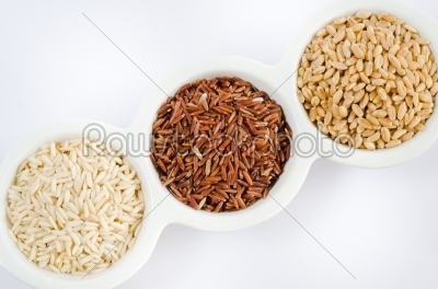 grains on bowl