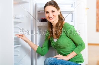 Housekeeper with Refrigerator