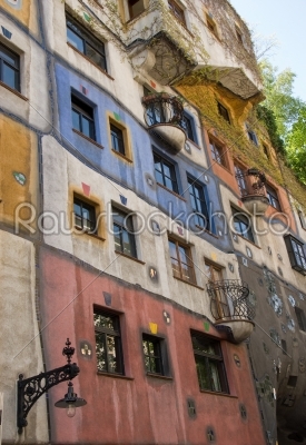Hundertwasser Facade - Vienna