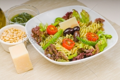 italian fusilli pasta salad