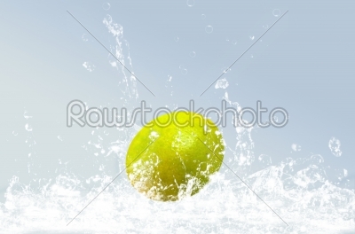lime  splashing