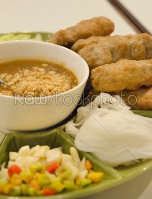 nam neung , vietnamese style food