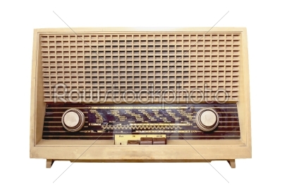 old vintage tube radio