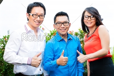 People of asian creative or advertising agency