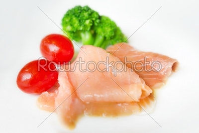 salmon and vegetable