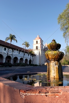 Santa Barbara Mission Fountain