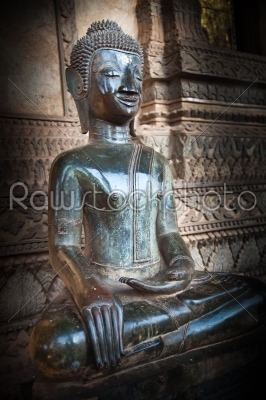 Sitting Vintage Buddha Image