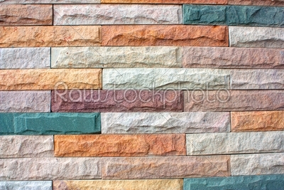 Stone wall tiles.