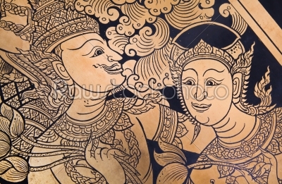 Thai classical line art