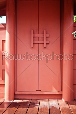 thai vintage door