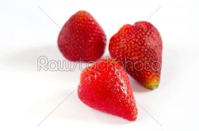 three strawberry