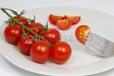 Tomatoes on a Plate