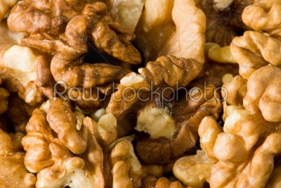 Walnuts closeup