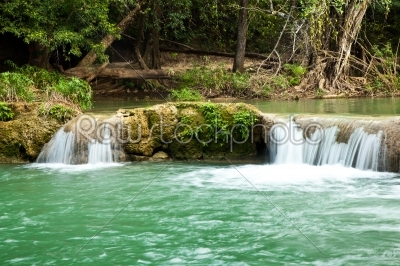 Waterfall Scene of Thailand