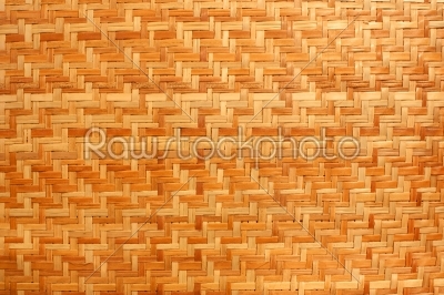 Woven rattan with natural patterns.
