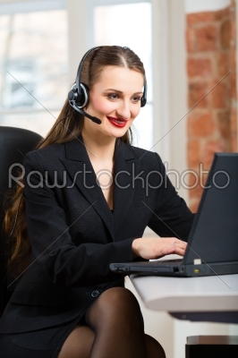 Young Woman from the customer service