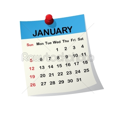 2014 calendar for January.