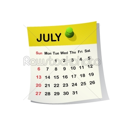 2014 calendar for July.