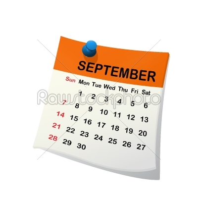 2014 calendar for September.