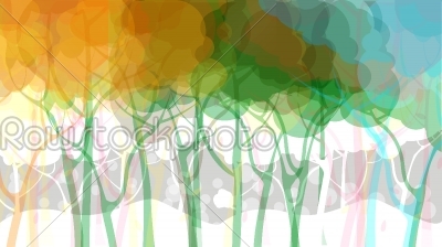 Abstract forest background