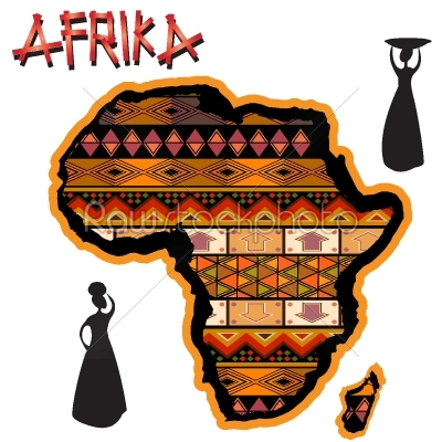 Africa traditional map