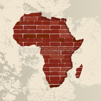 Africa wall map
