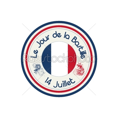 Bastille Day celebration stamp