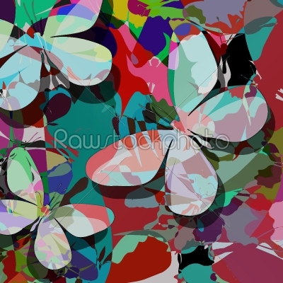 Butterflies abstract