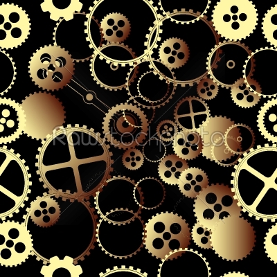 Clockwork gears pattern