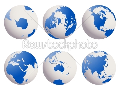 earth globes set 