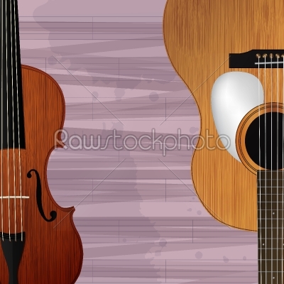 Guitar and violin icon