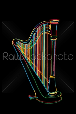 Harp sketch