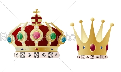 King and queen crown