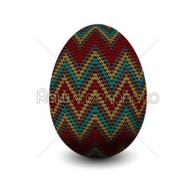 Knitted egg